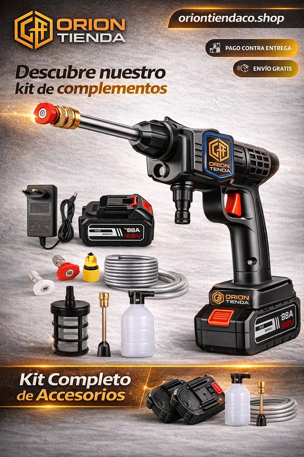 HydroMax - Hidrolavadora Inalámbrica de Alta Presión + Regalo Gratis 🎁